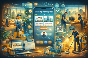 Cleaning Marketplace Solusi Modern untuk Kebutuhan Kebersihan yang Praktis dan Efisien